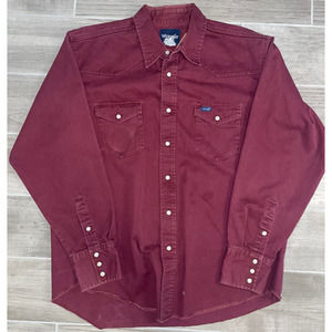 Vintage Maroon Wrangler-MEN'S (XL)